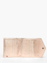 Card Holder Leather Etincelle Irise Etrier Pink etincelle irisee EETI113-vue-porte