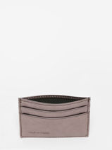 Card Holder Leather Etincelle Irise Etrier Pink etincelle irisee EETI011-vue-porte