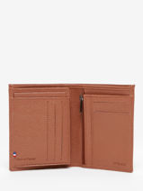 Wallet With Coin Purse Leather Madras Etrier Brown madras EMAD142-vue-porte