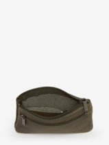 Coin Purse Oil Leather Etrier Green oil EOIL612-vue-porte