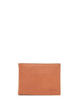 Leather Wallet Oil Etrier Brown oil EOIL438