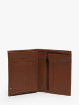 Wallet Leather Madras Etrier Brown madras EMAD271-vue-porte