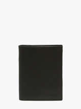 Leather Wallet Oil Etrier Black oil EOIL241