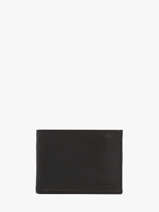 Leather Wallet Oil Etrier Black oil EOIL438