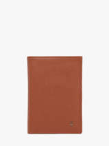 Wallet Madras Leather Etrier Brown madras EMAD442