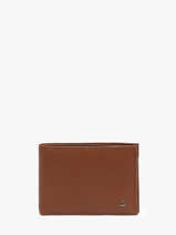 Leather Wallet Madras Etrier Brown madras EMAD438