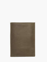 Leather Wallet Oil Etrier Green oil EOIL528