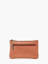 Coin Purse Oil Leather Etrier Brown oil EOIL612