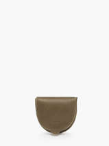 Purse Oil Leather Etrier Green oil EOIL044