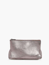 Pouch Leather Etincelle Irise Etrier Pink etincelle irisee EETI853