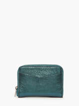 Coin Purse Leather Etincelle Irise Etrier Blue etincelle irisee EETI900