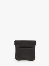 Leather Oil Coin Purse Etrier Black oil EOIL5005