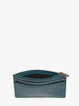 Card Holder Etincelle Irise Leather Etrier Green etincelle irisee EETI5004-vue-porte