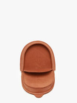 Purse Oil Leather Etrier Brown oil EOIL044-vue-porte
