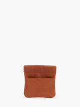 Leather Oil Coin Purse Etrier Brown oil EOIL5005