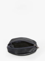 Leather Coin Purse Madras Etrier Blue madras EMAD041-vue-porte