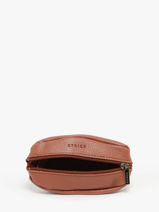 Leather Coin Purse Madras Etrier Brown madras EMAD041-vue-porte