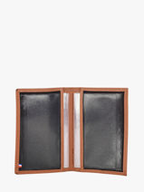 Leather Document Holder Madras Etrier Brown madras EMAD429-vue-porte