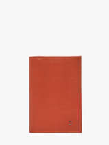 Leather Document Holder Madras Etrier Orange madras EMAD429