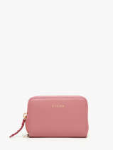 Wallet Torsade Leather Etrier Pink torsade ETOS096M-vue-porte