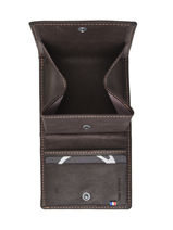 Purse Oil Leather Etrier Brown oil EOIL097-vue-porte