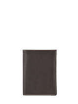 Leather Wallet Oil Etrier Brown oil EOIL271
