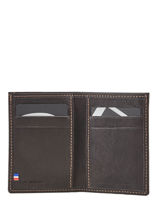Card Holder Oil Leather Etrier Brown oil EOIL013-vue-porte
