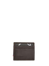 Leather Card Holder Oil Etrier Brown oil EOIL011