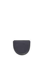 Purse Oil Leather Etrier Black oil EOIL044