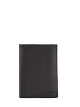 Leather Wallet Oil Etrier Black oil EOIL528