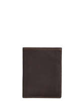 Leather Wallet Oil Etrier Brown oil EOIL140