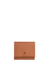 Leather Wallet Madras Etrier Brown madras EMAD097