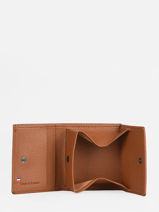 Leather Wallet Madras Etrier Brown madras EMAD097-vue-porte