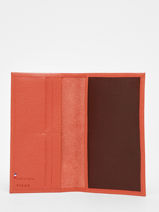 Checkholder Madras Leather Etrier Orange madras EMAD905-vue-porte